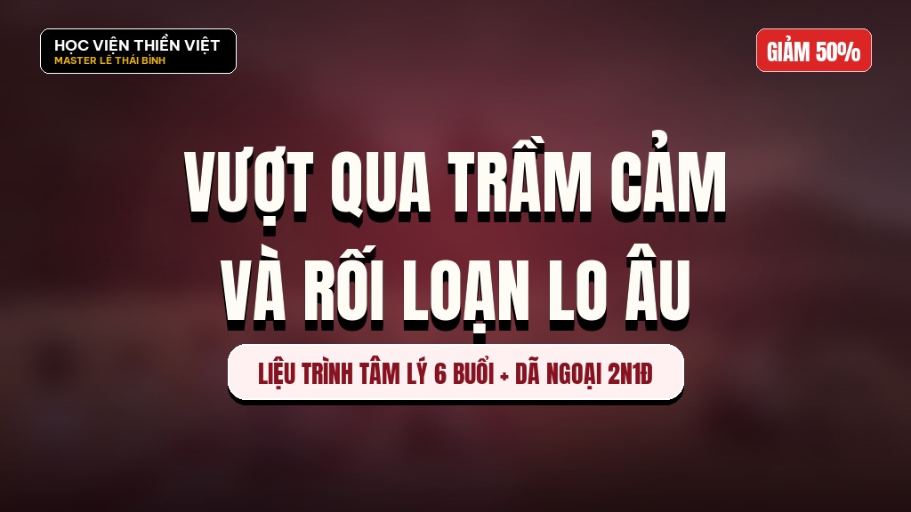 Thiền vượt qua trầm cảm - lo âu