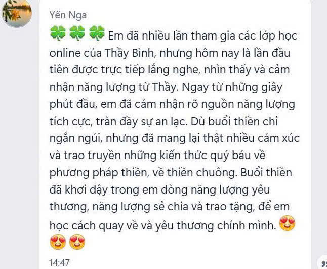 Feedback học viên 7