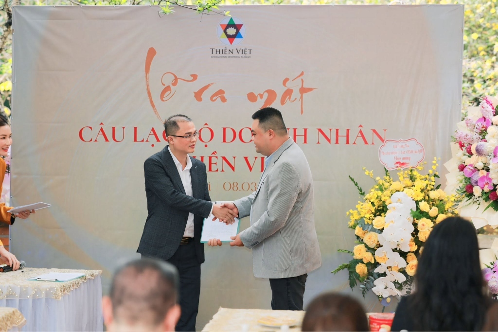 Master Lê Thái Bình tại Lễ Ra Mắt CLB Doanh Nhân Thiền Việt 2
