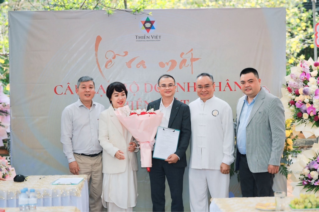 Master Lê Thái Bình tại Lễ Ra Mắt CLB Doanh Nhân Thiền Việt 3