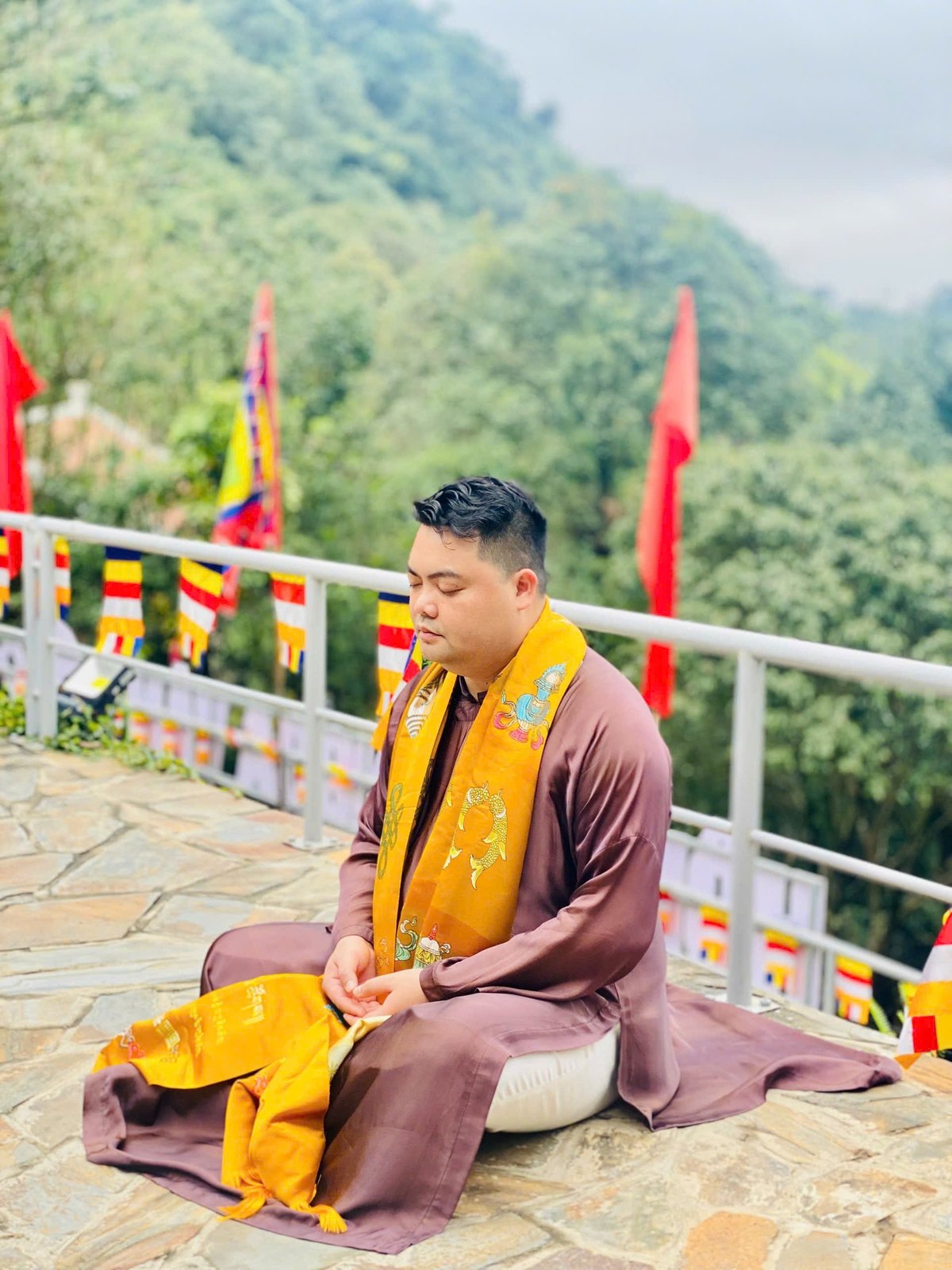Đoàn khóa tu an lạc tại chùa Ngọa Vân