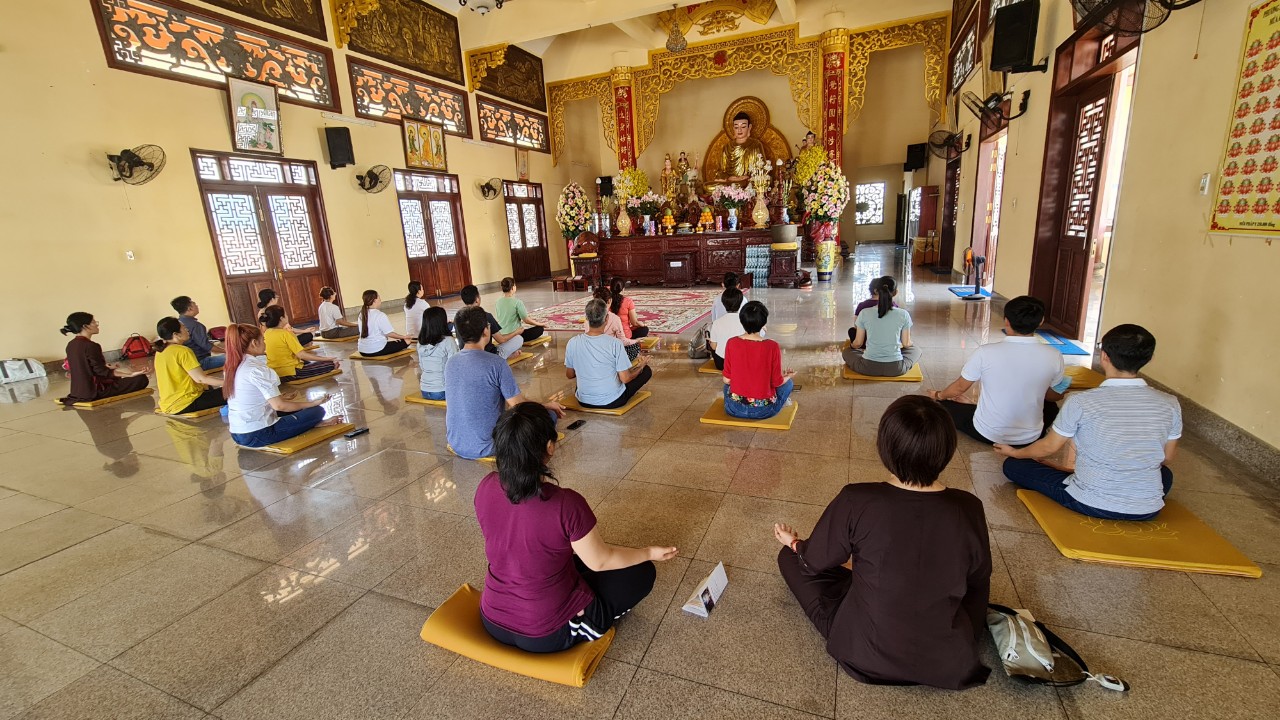 Lớp thiền tại Chùa Giác Sanh - Quận 11 - TP. HCM