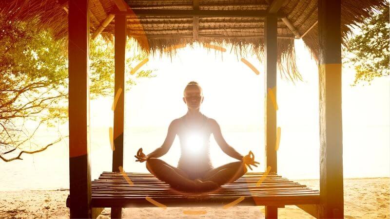 thiền giúp kiểm soát bệnh tật và lo lắng